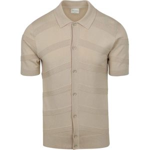 No Excess - Pullover Short Sleeve Full Button - Cement - Poloshirt