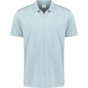 No Excess - Polo V Solid Stretch - Poloshirt - Ice