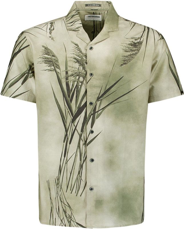 No Excess - Shirt - Short Sleeve - Revers Collar - Mint