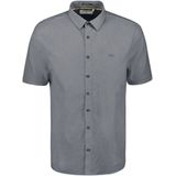 No Excess Shirt short sleeve 2 coloured melan indigo blue