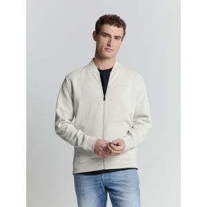 NO EXCESS Sweater "No Excess Jacquard sweatshirt mit Vollreißverschluss"