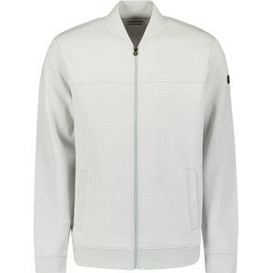 No Excess - 27100119/017 - Vest - Wit - Full Zipper - Jacquard