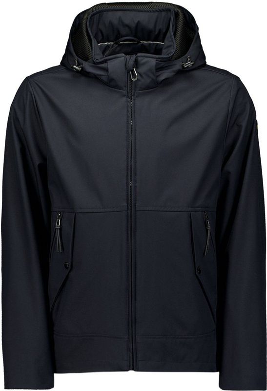 No Excess Mannen Timeless Basics Bomber Vest Donkerblauw