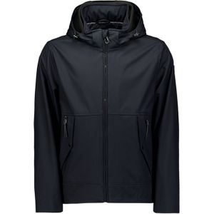 No Excess - Jas Capuchon - Blauw - Polyester - Regular-fit