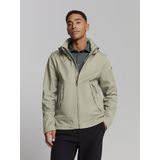 No Excess Jas Mid Long - Afneembare Kap - Light Army