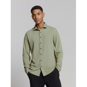 Jersey - Travelshirt - Zwart - Stretchstof