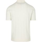 No Excess Polo Fijn Gebreid - Ecru
