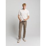 No Excess Polo Fijn Gebreid - Ecru