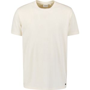 No Excess T-shirt crewneck solid relief knit offwhite