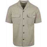 No Excess - Overhemd - Groen - Korte Mouwen - Regular-Fit