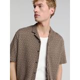 No Excess - Overhemd - Korte Mouwen - Regular Fit - Viscose Katoen Elastaan