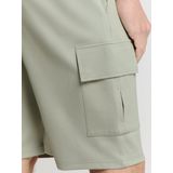 Cargobroeken - Jersey Short - Met Cargo Pockets - Zacht Stretchmateriaal - Elastische Tailleband