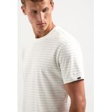 No Excess - Shirt - Zwart/Wit - Gestreept - Kwartmouw