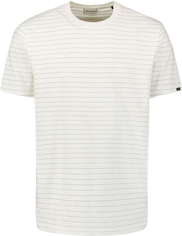 No Excess - Shirt - Zwart/Wit - Gestreept - Kwartmouw