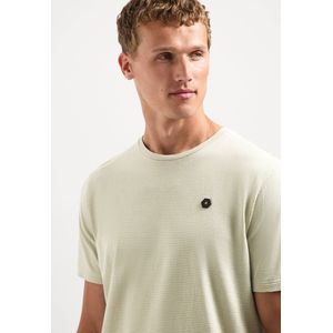 No Excess - Shirt - Pastelgroen - Kwartmouw - Normale Pasvorm