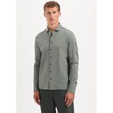 No Excess - Overhemd - Groen - Regular Fit - Lange Mouw