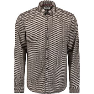 No Excess - Overhemd - Multi - Regular Fit - Lange Mouwen