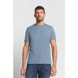 No Excess - T-shirt - Blauw - Korte Mouwen - Ronde Hals - 100% Katoen