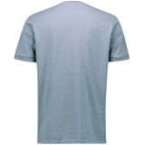 No Excess - T-shirt - Blauw - Korte Mouwen - Ronde Hals - 100% Katoen