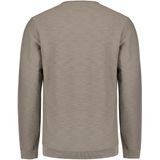 No Excess - Trui - Donkerbeige - Knitwear - Ronde Hals - Lange Mouw