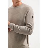 Jersey hemd in melange kleur