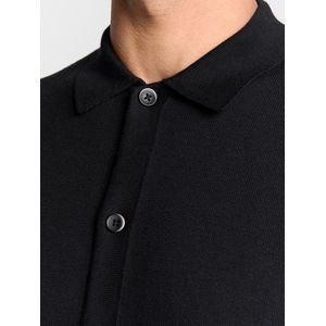 No Excess - Trui - Zwart - Lange Mouw - Polokraag