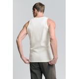 No Excess - Singlet - Offwhite - Ribbelkatoen