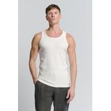 No Excess - Singlet - Offwhite - Ribbelkatoen