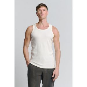 No Excess - Singlet - Offwhite - Ribbelkatoen