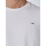 No Excess - T-shirt - Wit - Crewneck - Solid Basic