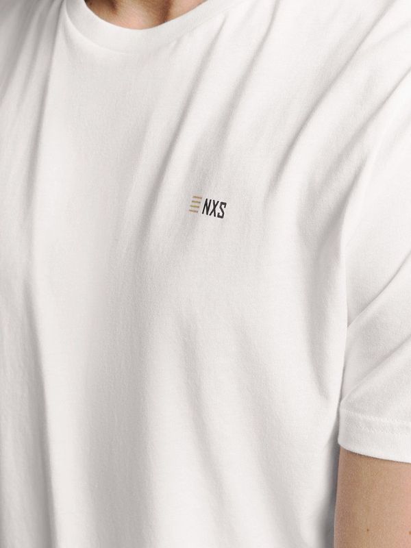 No Excess - T-shirt - Wit - Crewneck - Solid Basic