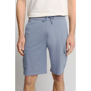 No Excess - Short Cargo Jersey - Korte Broek - Washed Blue