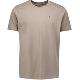 No Excess - Shirt - Taupe - Kwartmouw - Normale Pasvorm