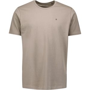 No Excess - Shirt - Taupe - Kwartmouw - Normale Pasvorm