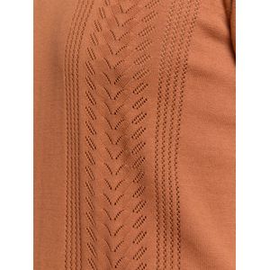 No Excess - Pullover Short Sleeve Polo - Caramel - Poloshirt