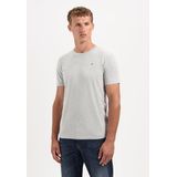 No Excess - T-shirt - Grey Melange - Crewneck - Solid Basic