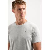 No Excess - T-shirt - Grey Melange - Crewneck - Solid Basic