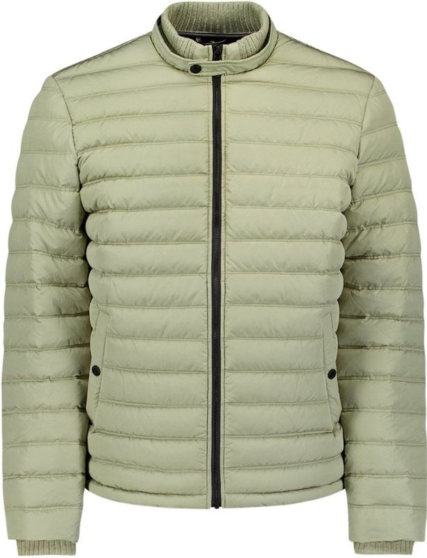 No Excess - Tussenjas - Pastelgroen - Gewatteerde Jas - Licht Gevoerd