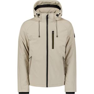 Softshell Jacket - Afritsbare Capuchon - Winddicht - Waterafstotend - Ademend