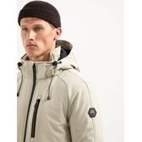 Softshell Jacket - Afritsbare Capuchon - Winddicht - Waterafstotend - Ademend