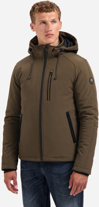 Softshell Jacket - Met Afritsbare Capuchon - Winddicht - Waterafstotend - Ademend