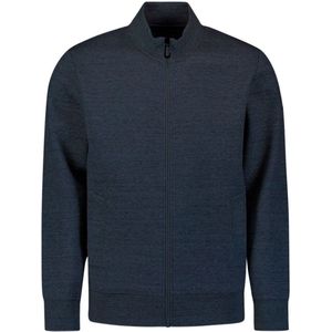Sweatvest - Reliëfkwaliteit - Cardigan
