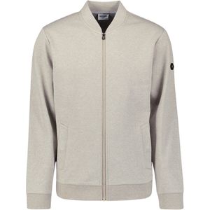 No Excess - Sweatvest - Sand - Lange Mouw - Ritssluiting