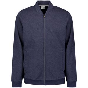 No Excess - Sweatvest - Marine - Lange Mouw - Ritssluiting
