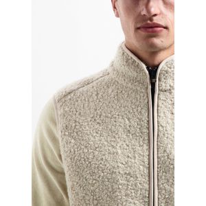 No Excess - Bodywarmer - Sand - Mouwloos - Gerecycled Materiaal