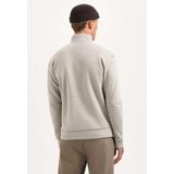 No Excess - Sweater - Beige - Regular Fit - Lange Mouwen - Opstaande Kraag