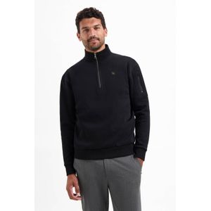 No Excess - Sweater - Zwart - Regular Fit - Lange Mouwen