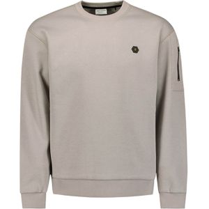 No Excess - Sweatshirt - Stone Grey - Zwart
