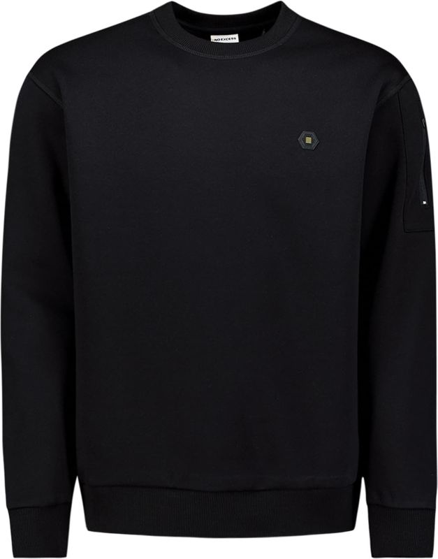 Sweater - Ronde Hals - Met Mouwrits