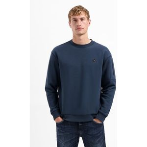 No Excess - Sweatshirt - Donkerblauw - Effen - Lange Mouw